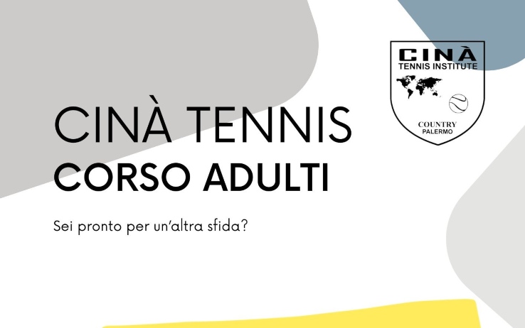 Cinà Tennis Institute, via i corsi per adulti