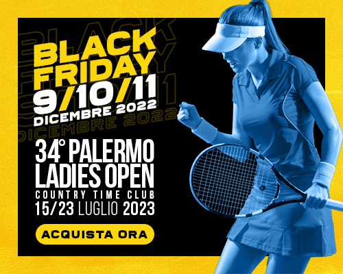Black Friday dei Palermo Ladies Open: fino a domenica abbonamenti da 85 euro